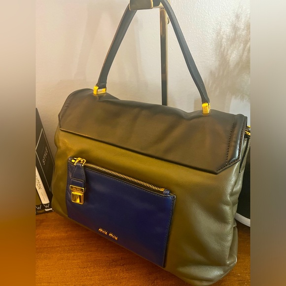 Miu Miu Madras Top Handle/Crossbody Bag (With COA) - Picture 4 of 15